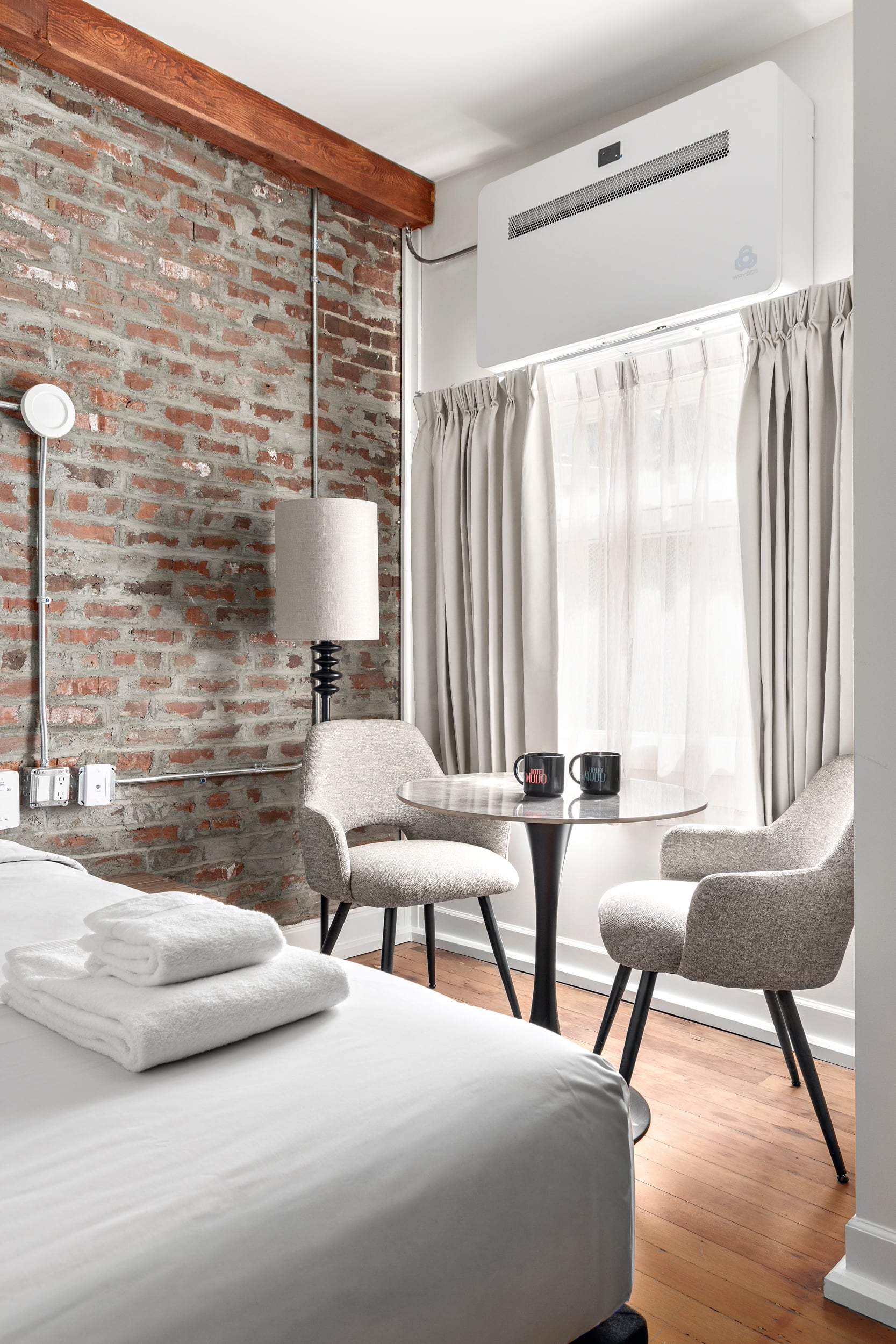 Spacious Studio guest room at Hotel Modo in downtown Vancouver